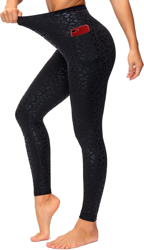 Dragon Fit High Waisted Legging for Women Tummy Control Workout Running Yoga Pants with Pockets